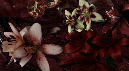 red lilies